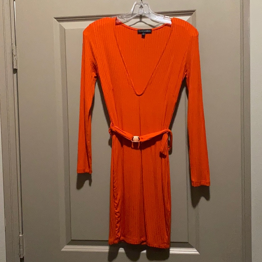 Jluxlabel orange dress